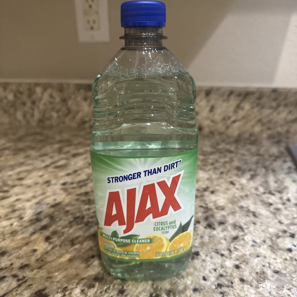 Ajax Citrus And Eucalyptus Scent Multi-Purpose Cleaner 16.9 OZ RARE